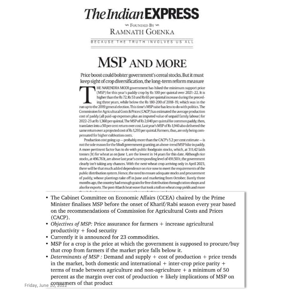 Download: Today's Current Affairs Compilation | Lucent IAS: The Best Coaching Institute for APSC CCE 7 The Indian Express Analysis_Current Affairs_Lucent IAS_10 June 2022