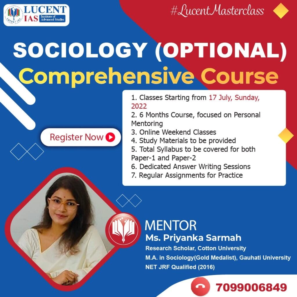 Download: Today's Current Affairs Compilation | Lucent IAS: The Best APSC Coaching Institute in Assam 6 apsc-sociology-optional-2