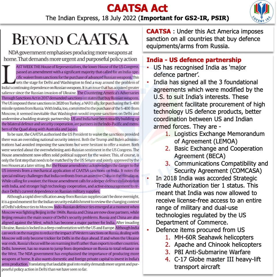 Download: Today's Current Affairs Compilation | Lucent IAS: The Best APSC Coaching Institute in Assam 9 The Indian Express Analysis_Lucent IAS_The Best APSC Coaching Institute__18 July_2022