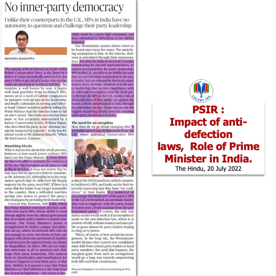Download: Today's Current Affairs Compilation | Lucent IAS: The Best APSC Coaching Institute in Assam 10 The Hindu Analysis_Lucent IAS_The Best APSC Coaching Institute__20 July_2022