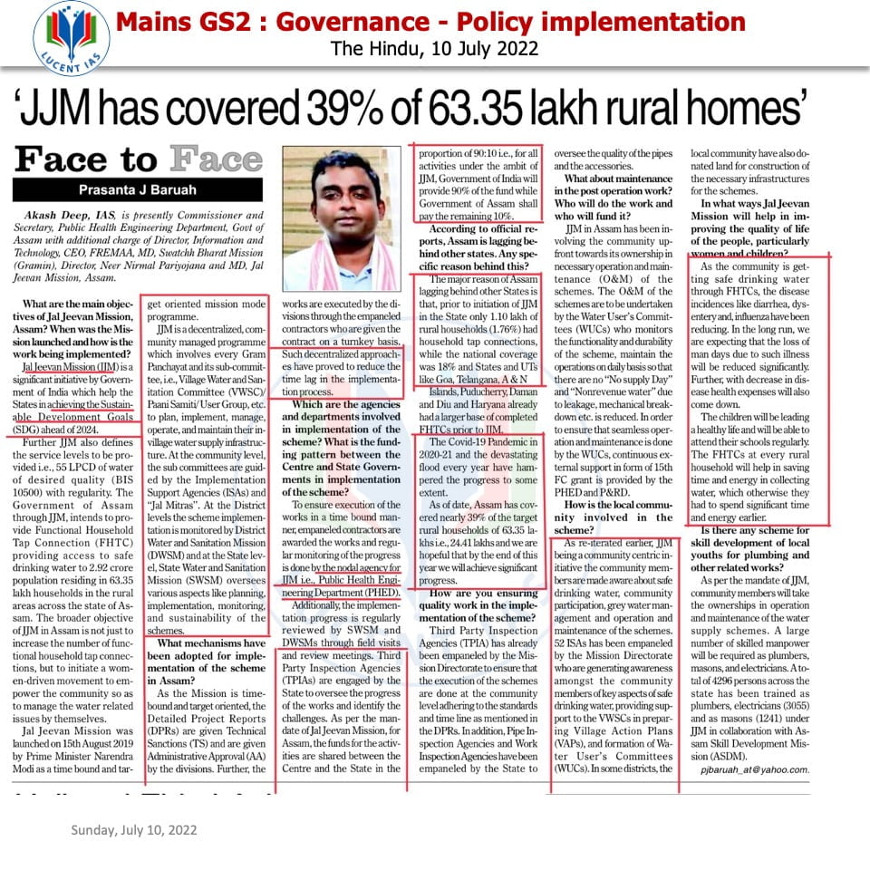 Download: Today's Current Affairs Compilation | Lucent IAS: The Best APSC Coaching Institute in Assam 12 The Assam Tribune Analysis_Lucent IAS_The Best APSC Coaching Institute_10 July_2022