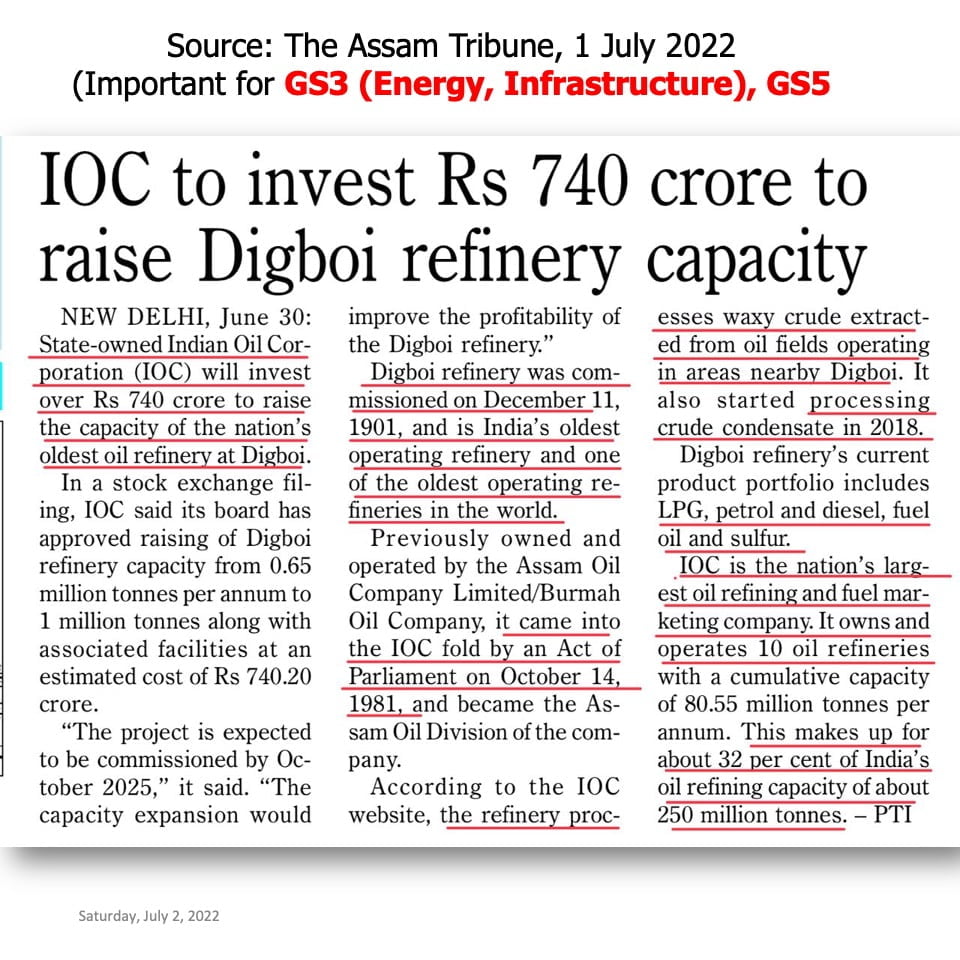 Download: Today's Current Affairs Compilation | Lucent IAS: The Best APSC Coaching Institute in Assam 1 The Assam Tribune Analysis_Lucent IAS_The Best APSC Coaching Institute_2 July_2022
