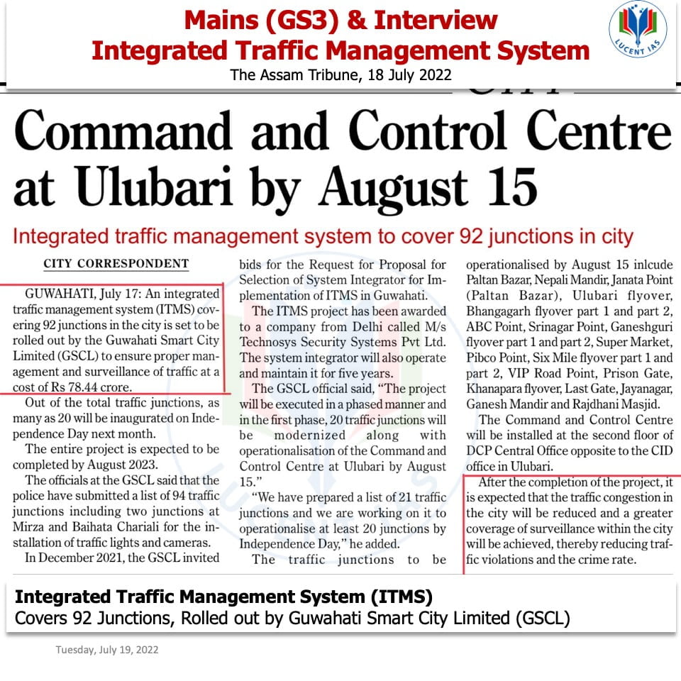 Download: Today's Current Affairs Compilation | Lucent IAS: The Best APSC Coaching Institute in Assam 2 The Assam Tribune Analysis_Lucent IAS_The Best APSC Coaching Institute_18 July_2022