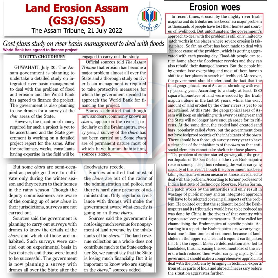 Download: Today's Current Affairs Compilation | Lucent IAS: The Best APSC Coaching Institute in Assam 2 The Assam Tribune Analysis_Lucent IAS_The Best APSC Coaching Institute_21 July_2022