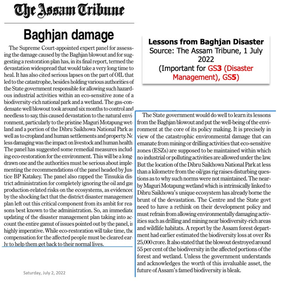 Download: Today's Current Affairs Compilation | Lucent IAS: The Best APSC Coaching Institute in Assam 2 The Assam Tribune Analysis_Lucent IAS_The Best APSC Coaching Institute_2 July_2022