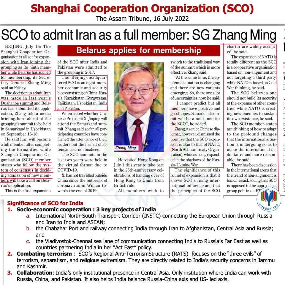 Download: Today's Current Affairs Compilation | Lucent IAS: The Best APSC Coaching Institute in Assam 3 The Assam Tribune Analysis_Lucent IAS_The Best APSC Coaching Institute_16 July_2022