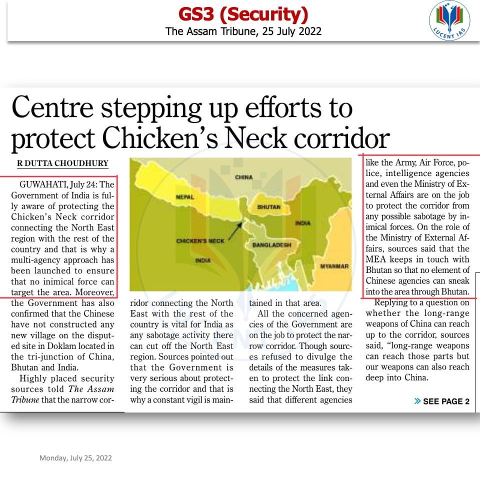 Download: Today's Assam Tribune Analysis & Current Affairs by Lucent IAS: A leading Institute for APSC Coaching in Guwahati 3 The Assam Tribune Analysis_Lucent IAS_The Best APSC Coaching Institute_25 July_2022