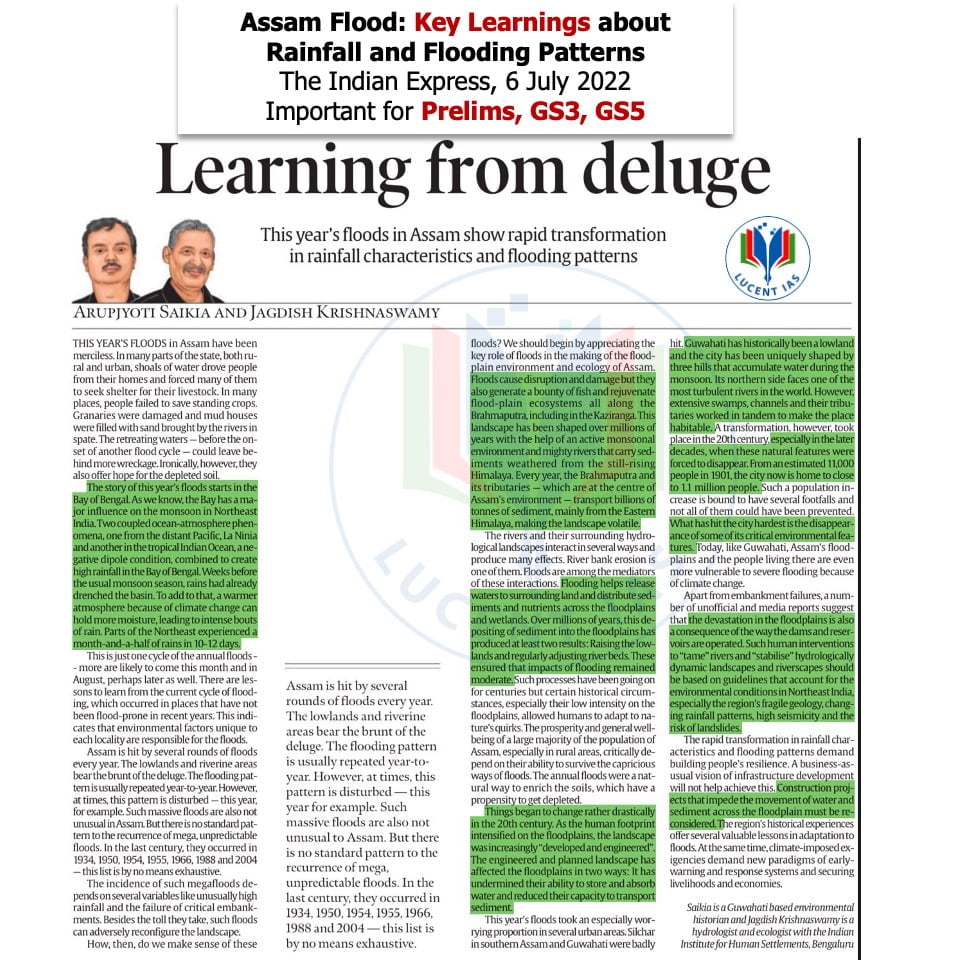 Download: Today's Current Affairs Compilation | Lucent IAS: The Best APSC Coaching Institute in Assam 4 The Indian Express Analysis_Lucent IAS_The Best APSC Coaching Institute__6 July_2022