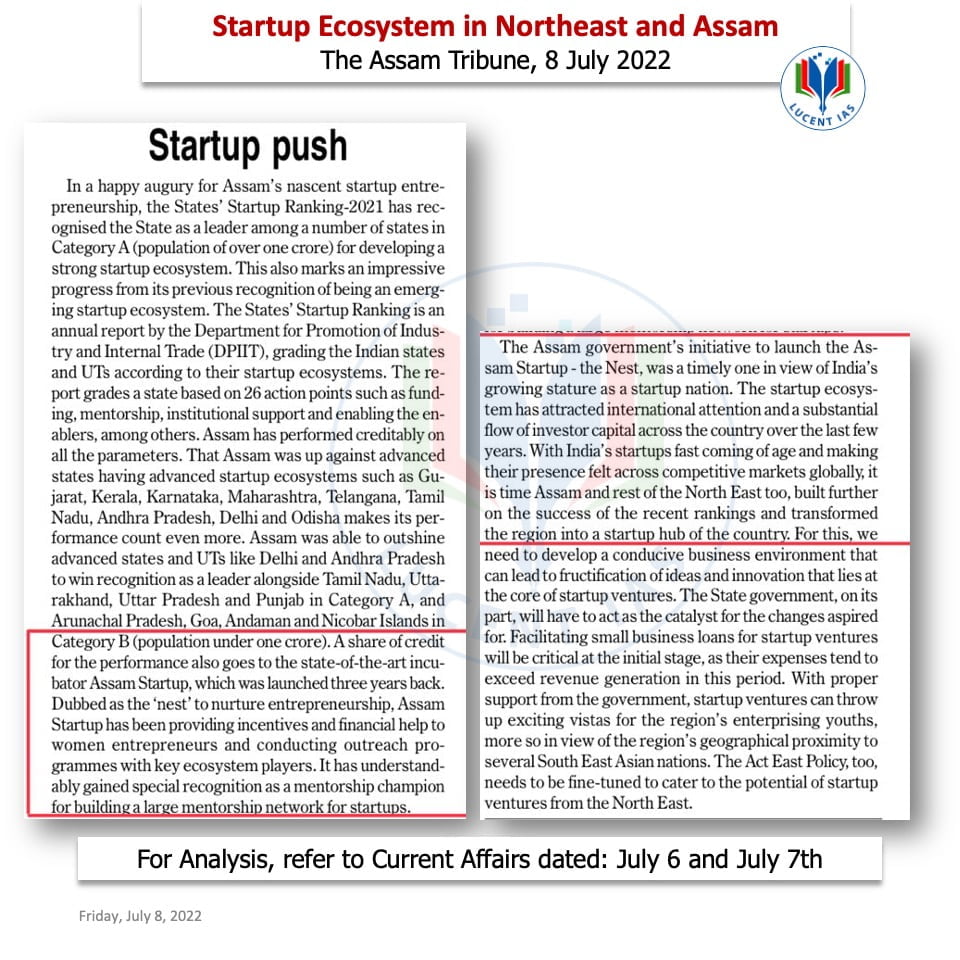 Download: Today's Current Affairs | Lucent IAS: The Best APSC Coaching Institute in Assam 5 The Assam Tribune Analysis_Lucent IAS_The Best APSC Coaching Institute_8 July_2022