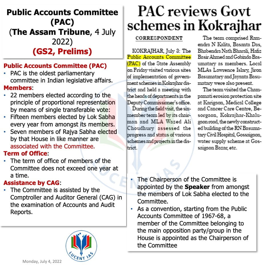 Download: Today's Current Affairs Compilation | Lucent IAS: The Best APSC Coaching Institute in Assam 7 The Assam Tribune Analysis_Lucent IAS_The Best APSC Coaching Institute_4 July_2022