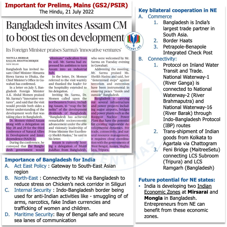 Download: Today's Current Affairs Compilation | Lucent IAS: The Best APSC Coaching Institute in Assam 7 The Hindu Analysis_Lucent IAS_The Best APSC Coaching Institute__21 July_2022