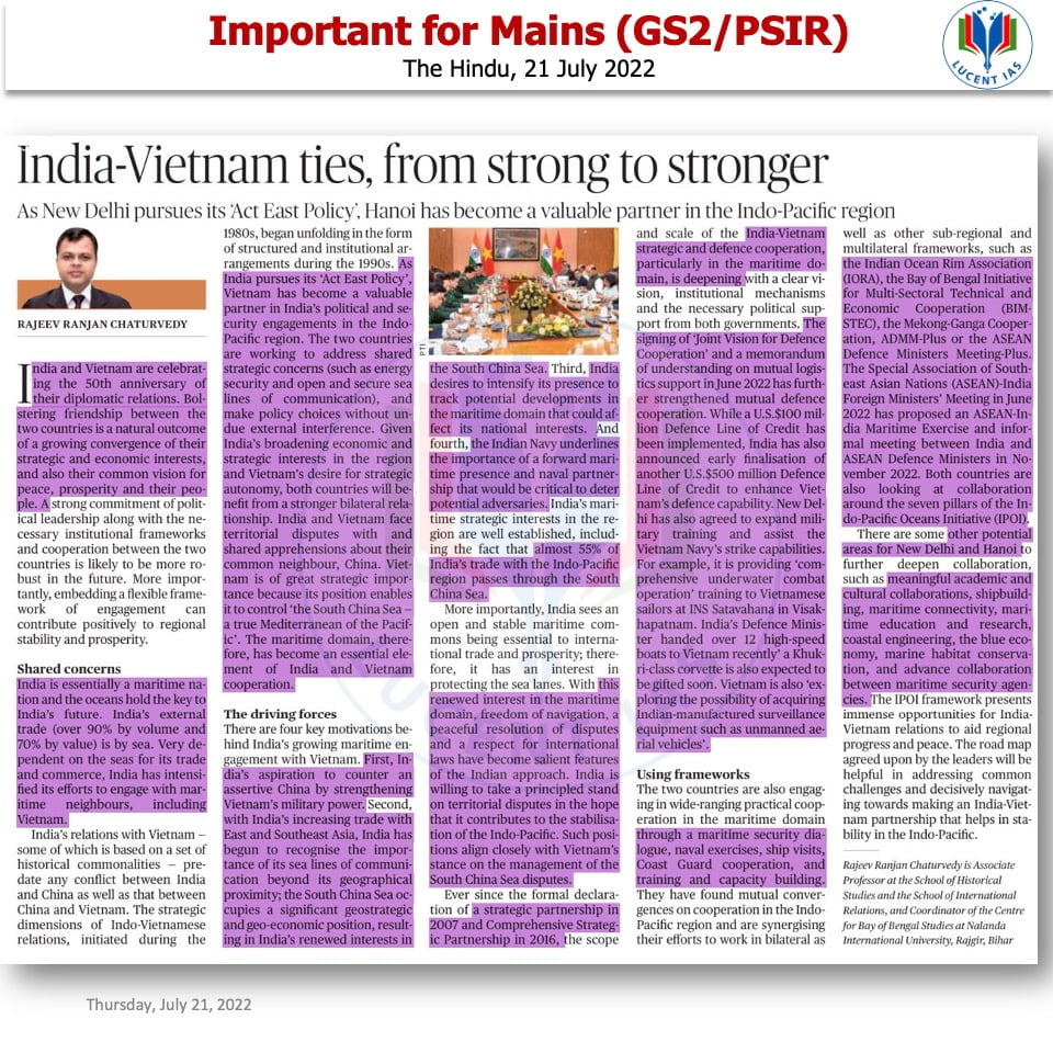 Download: Today's Current Affairs Compilation | Lucent IAS: The Best APSC Coaching Institute in Assam 8 The Hindu Analysis_Lucent IAS_The Best APSC Coaching Institute__21 July_2022