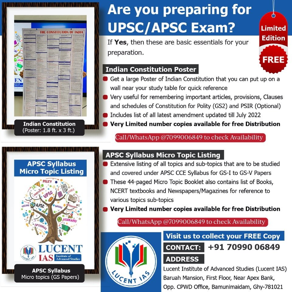 Download: Today's Assam Tribune Analysis & Current Affairs | Lucent IAS: Best APSC Coaching in Assam 11 The Best APSC Coaching in Assam_Lucent IAS