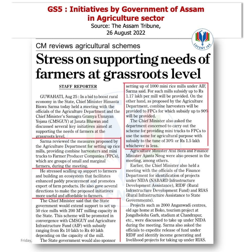Download: Today's Current Affairs | Lucent IAS: Best APSC Coaching Centre in Guwahati 3 APSC Current Affairs_Assam Tribune_Lucent IAS_ Best APSC Coaching Centre in Guwahati_26 August_2022