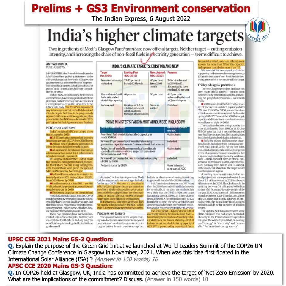 Download: Today's Assam Tribune Analysis & Current Affairs | Lucent IAS: Best APSC Coaching in Assam 4 The Indian Express Analysis_Lucent IAS_The Best APSC Coaching in Assam_6 August_2022