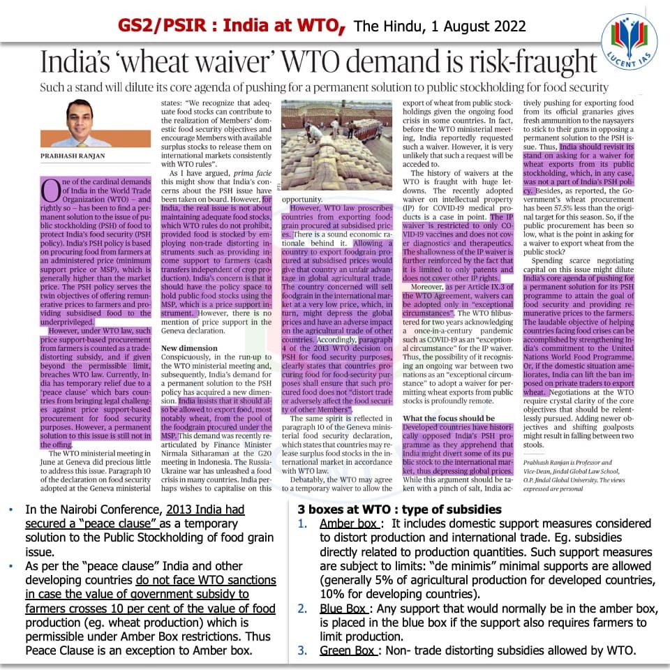 Download: Today's Assam Tribune Analysis & Current Affairs | Lucent IAS: Best APSC Coaching in Guwahati 4 The Hindu Analysis_Lucent IAS_The Best APSC Coaching in Guwahati_1 August_2022
