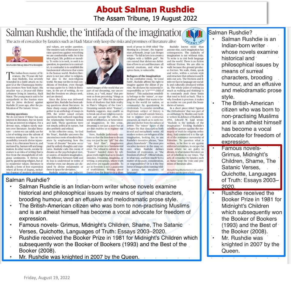 Download: Today's Assam Tribune Analysis | Compiled by Lucent IAS: Best Online APSC Coaching Institute in Assam 8 The Assam Tribune Analysis_Lucent IAS_The Best Online APSC Coaching Institute_19 August_2022