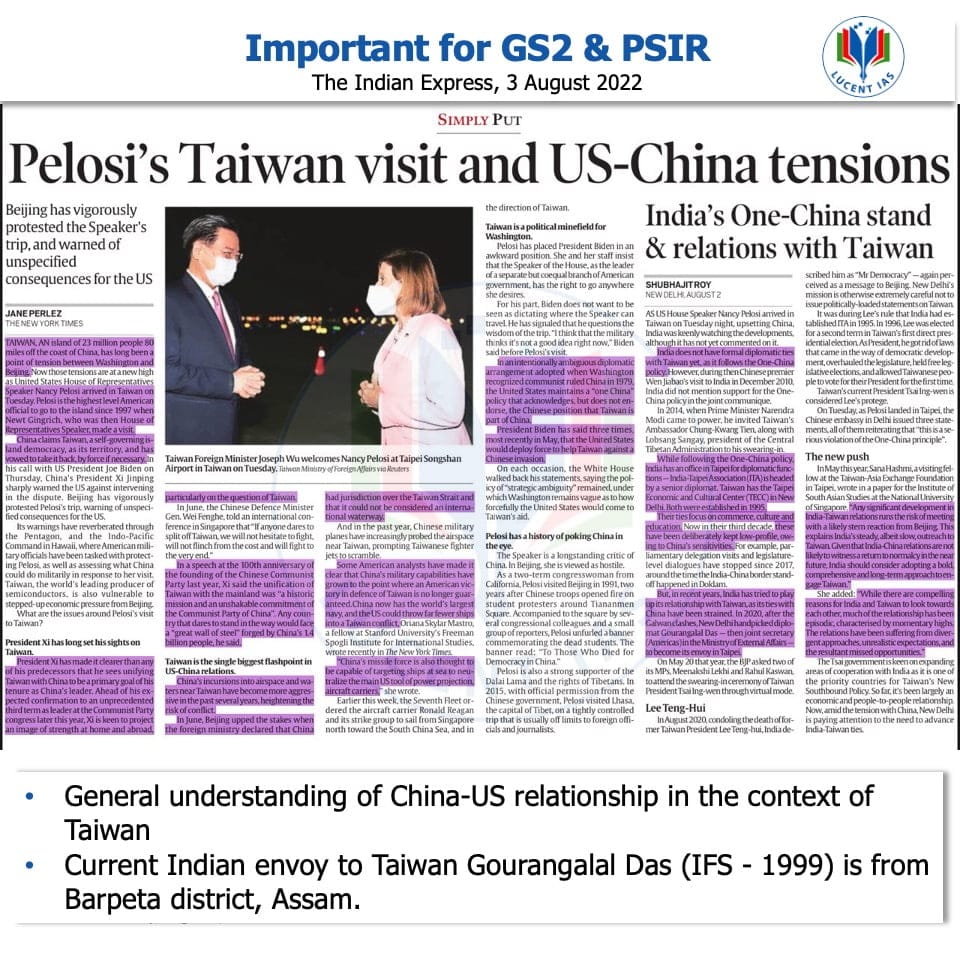 Download: Today's Assam Tribune Analysis & Current Affairs | Lucent IAS: Best APSC Coaching in Guwahati 7 The Indian Express Analysis_Lucent IAS_The Best APSC Coaching in Guwahati_3 August_2022