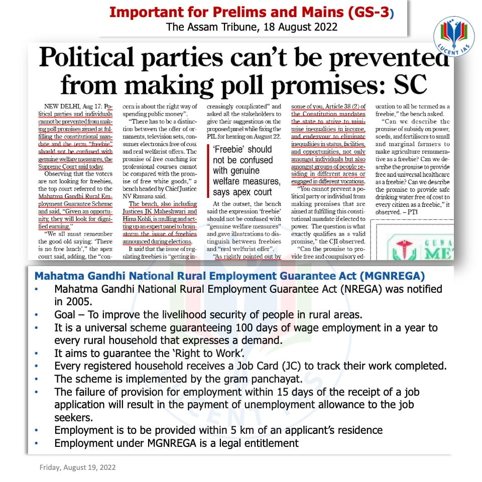Download: Today's Assam Tribune Analysis | Compiled by Lucent IAS: Best Online APSC Coaching Institute in Assam 2 The Assam Tribune Analysis_Lucent IAS_The Best Online APSC Coaching Institute_18 August_2022