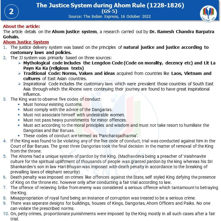 Download: Today's Current Affairs Assam Tribune Analysis Compilation | Lucent IAS: Best Online APSC Coaching Institute 2 APSC_Current_Affairs_The_Indian_Express_Lucent_IAS:_Best_APSC_&_UPSC_Coaching_Institute_For_Online_&_Offline_Classes_In_Guwahati_Assam 16 & 17 October_2022