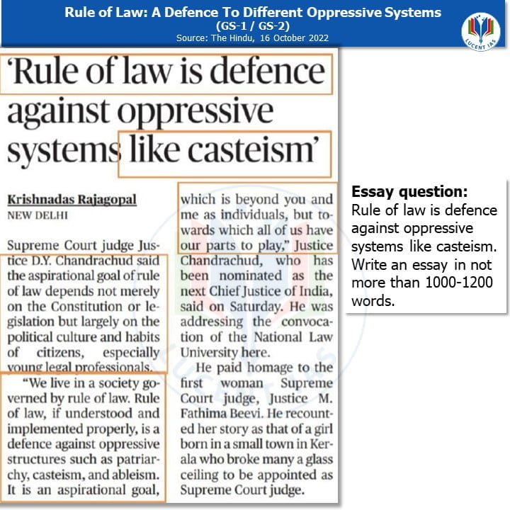 Download: Today's Current Affairs Assam Tribune Analysis Compilation | Lucent IAS: Best Online APSC Coaching Institute 6 APSC_Current_Affairs_The_Hindu_Analysis_Lucent_IAS:_Best_APSC_&_UPSC_Coaching_Institute_For_Online_&_Offline_Classes_In_Guwahati_Assam 16 & 17 October_2022