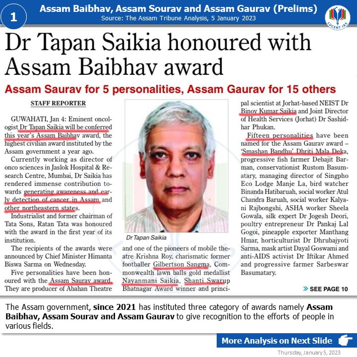 APSC_UPSC_Current_Affairs_Assam_Tribune_Analysis_Lucent_IAS:_Best_IAS_&_ACS_Coaching_Institute_In_Assam_05_January_2023