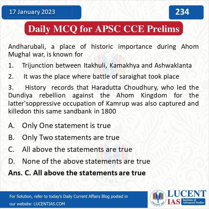 APSC_UPSC_Current_Affairs_The_Hindu_Analysis_Lucent_IAS:_Best_Civil_Services_APSC_&_UPSC_Coaching_Institute_In_Guwahati_Assam_17_January_2023