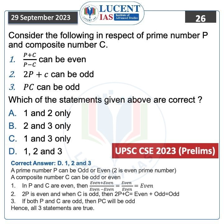 CSAT_for_APSC_UPSC_Prelims_Compiled by_Lucent_IAS:_Best_IAS_IPS_ACS_APS_Coaching_Institute_In_Guwahati_29_September_2023